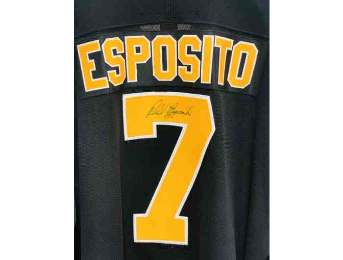 Phil Esposito Signed Boston Bruins Vintage Jersey