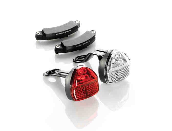 Reelight Battery-Free Flashing Compact Bicycle Headlight & Tail Light Set