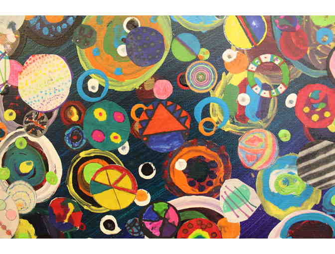 Painting Celebrating International Dot Day