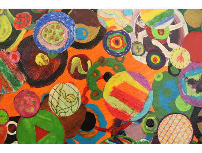 Painting Celebrating International Dot Day