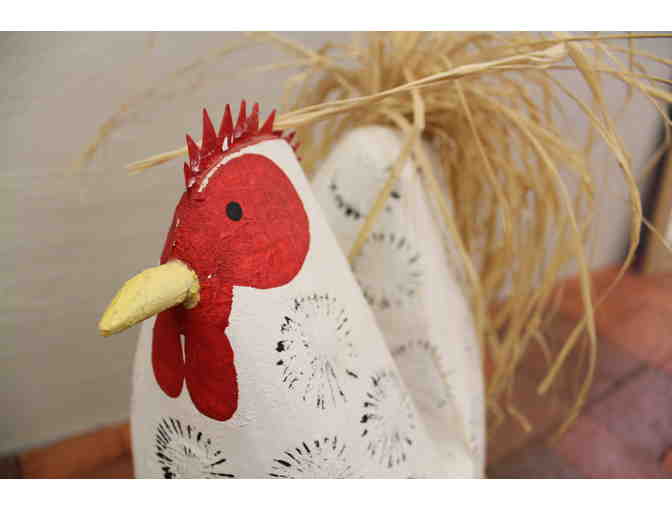 Wooden Decorative Chicken