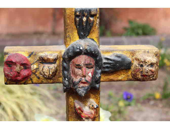 Hand-Painted Mexican Cross