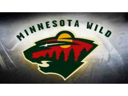 2 Minnesota Wild Tickets on the Glass!