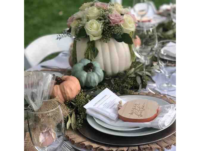 CATERED 'AL FRESCO STYLE' WINE PAIRING DINNER PARTY (1 OF 10 COUPLES)