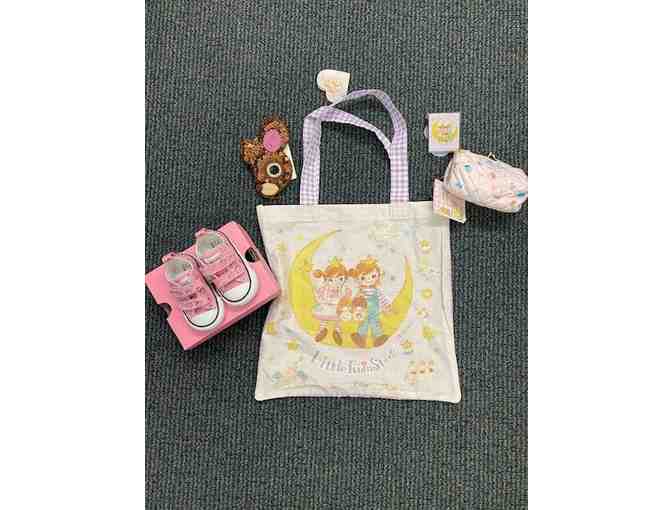 HELLO KITTY TOTE, CONVERSE, & MAKEUP PURSE