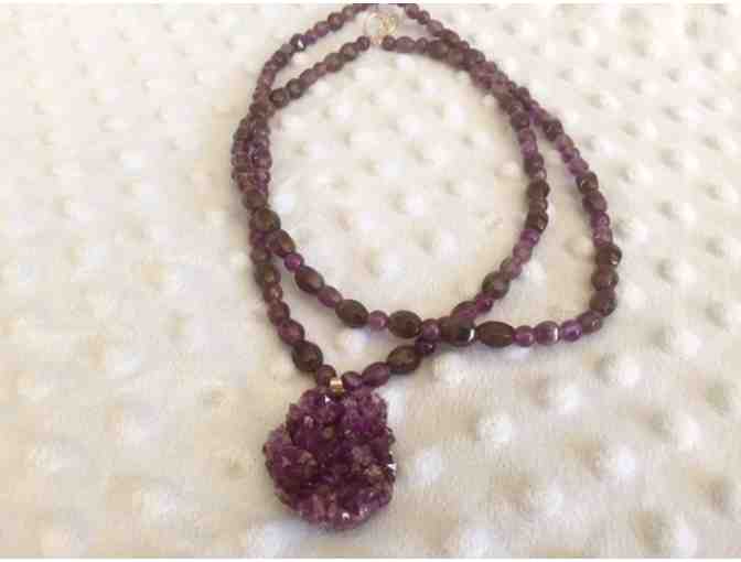 Beautiful amethyst necklace from Senorita Jess