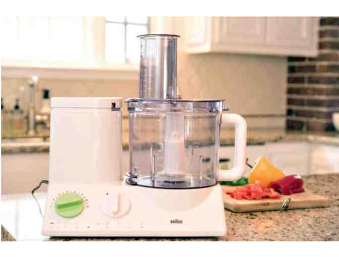 Braun 12 Cup Food Processor Ultra Quiet Powerful Motor, 7 Attachments & Juicer