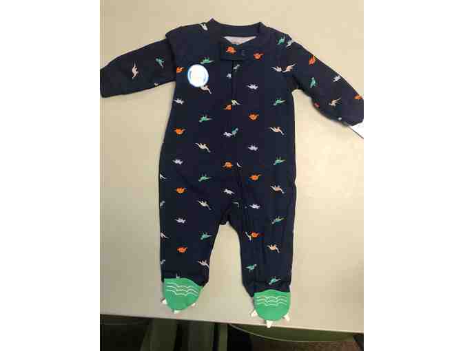 Carter's Dinosaur 3 Month Baby Outfit and Plush Dinosaur