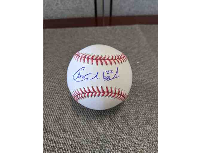 Chris Mazza Autographed Baseball from the Boston Red Sox