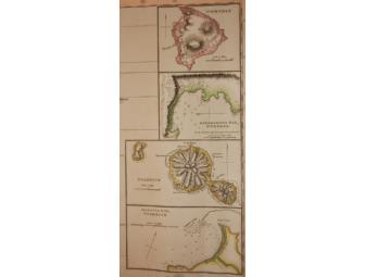 ORIGINAL Antique Map of the Pacific (1817)