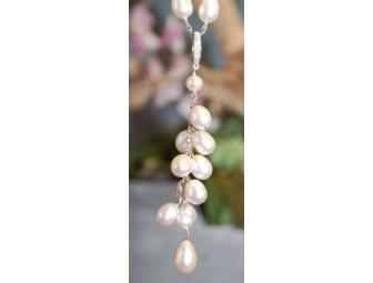 Cultured Freshwater Pearl Necklace & Earrings Set