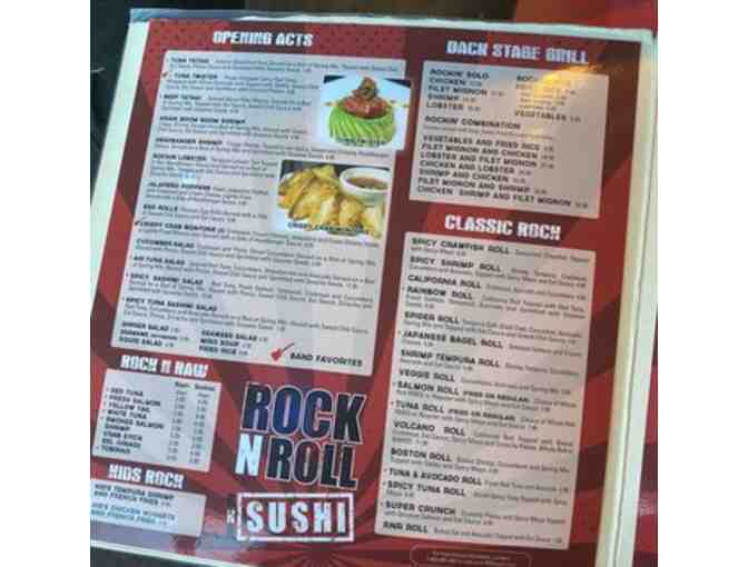 Gift Card: Rock N Roll Sushi -- What a Treat !! [ 1 of 2 ]