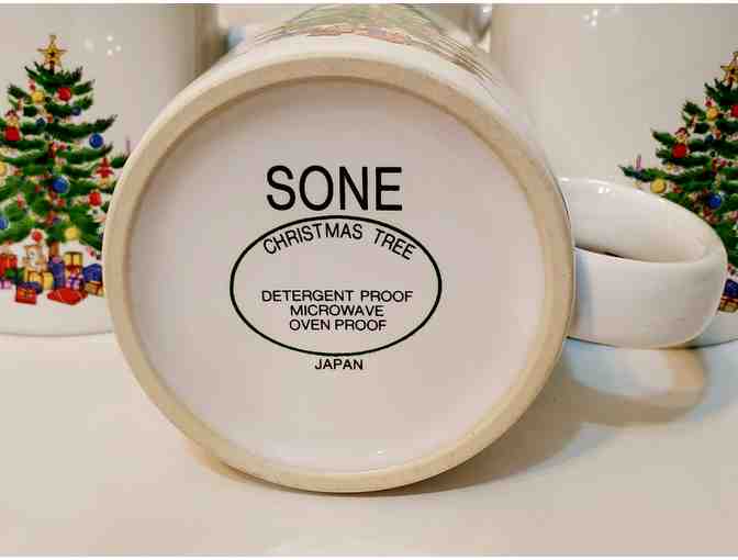 Christmas / Holiday Coffee Cups / Mugs -- Set of 8 (by SONE)