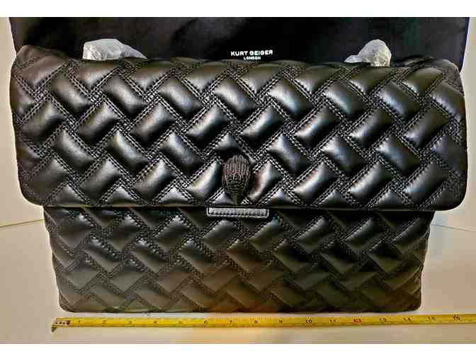 Kurt Geiger London Designer Purse -- black leather