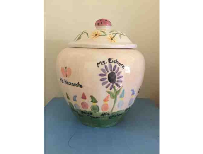 Hand Painted Canister from Ms. Naccarato's First Grade Class