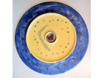 13' Diameter Platter decorated by the 3rd Grade