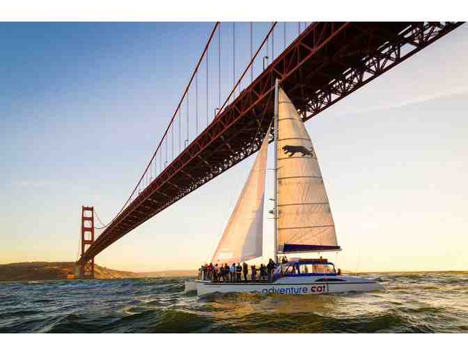 SF Boat Ride, 90 Minute Sunset Cruise on a Luxury Cabin Cruiser (with Wine!)