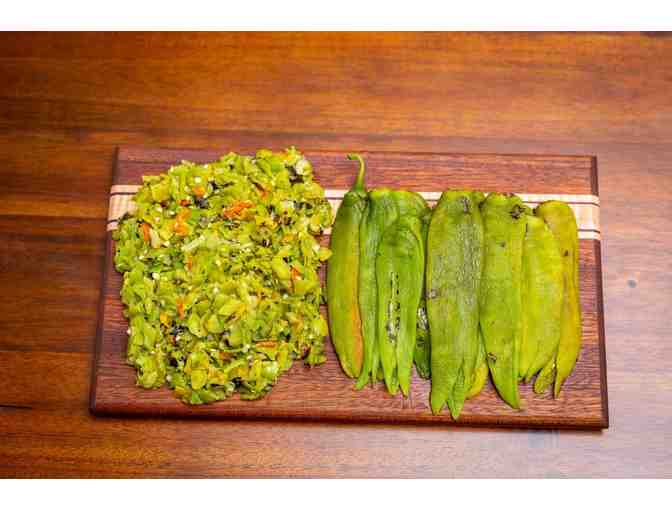 5 lbs of New Mexico Hatch Roasted Green Chile, delivered to your door