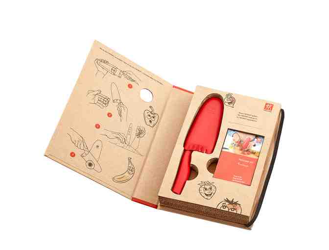 ZWILLING Kids Chef Knife And Apron - RED