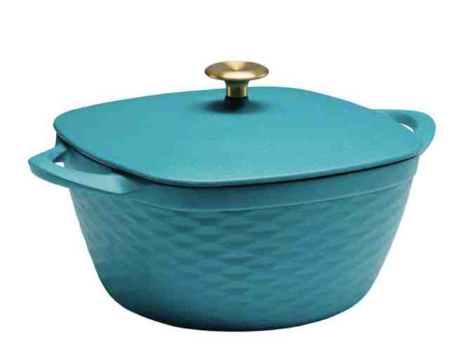 7 qt. Enameled Cast Iron Covered Square Dutch Oven