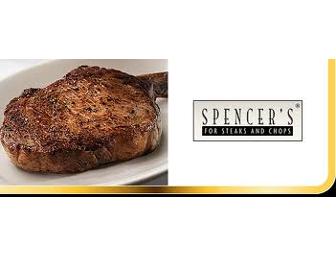 Spencer's Steakhouse and Chops Dinner for Two