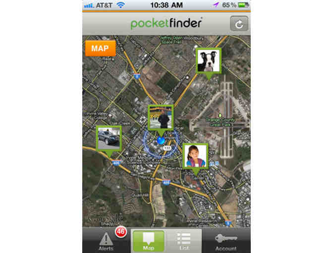 Personal GPS Locator from PocketFinder