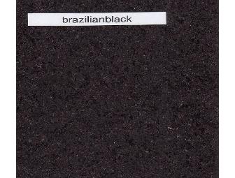 Round Brazilian Black Granite Table Top -- Perfect for Kitchen or Patio