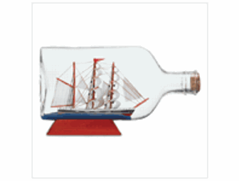 A Ship & A Boat in a Bottle