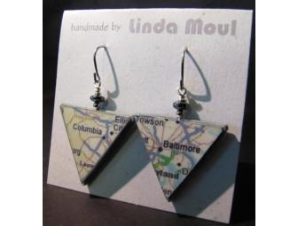 Map of Baltimore Earrings