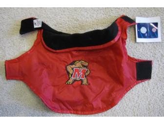 Maryland Terps Dog Rain Slicker Size 'XX-Small'