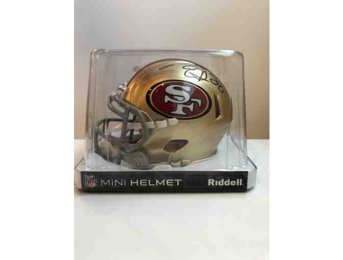 Mini Helmet signed by 49er's Linebacker Aaron Lynch