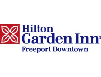 Hilton Garden Inn, Freeport, Maine 1 night stay, appetizers and breakfast for two