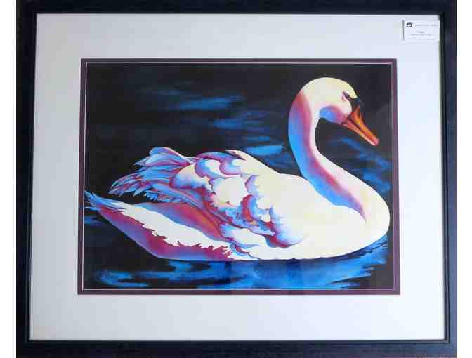 Swan (watercolor, 44'W x 32'H), Nancy Collins