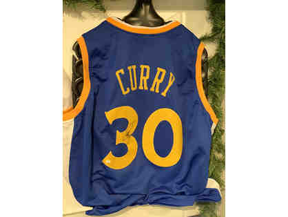 Stephen Curry Autographed Jersey - Authentic