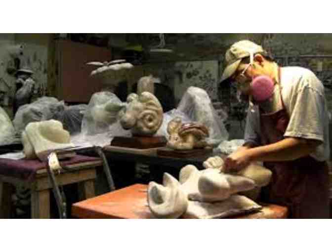 The Compleat Sculptor:  One Month of Stone Carving Class + One Stone up to 50 lbs. (#2)