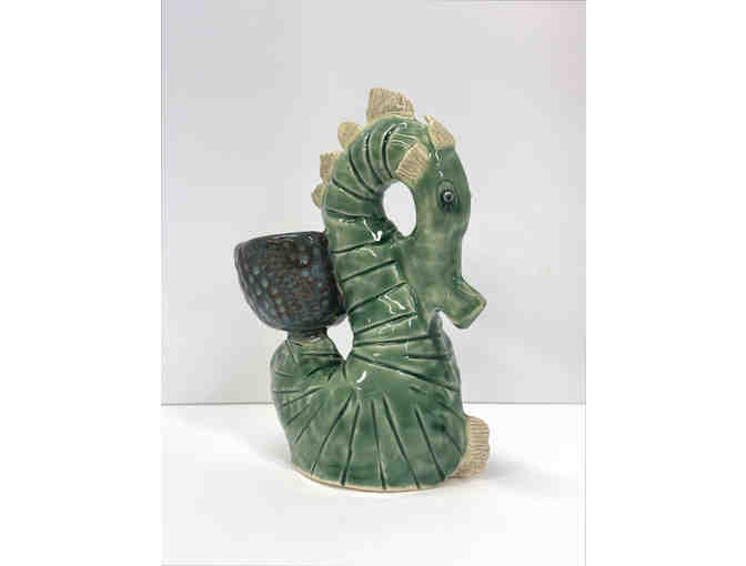 Ceramic Seahorse with Bowl