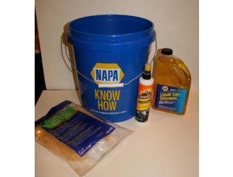 Napa Motor Oil and Assorted Cleaning Products