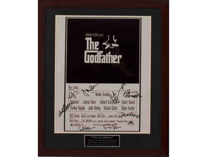 The Godfather Cast Autographed and Framed 16X20 Movie Poster