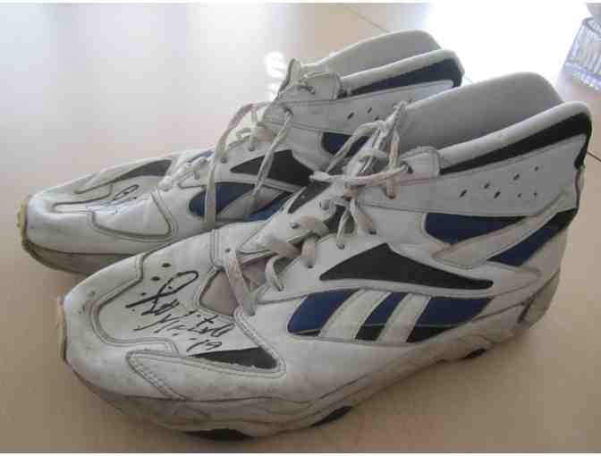 Scott Mitchell, #19 Detroit Lions, Autographed Shoes