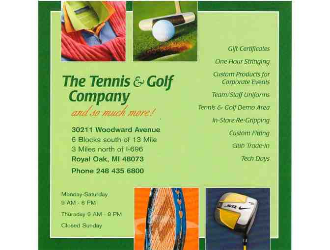 Membership to The Tennis and Golf Company (1 year) & $10 Gift Card