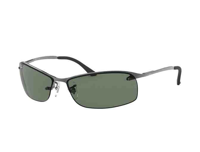 Ray-Ban Men's RB3183 Sunglasses - Gunmetal with Green Lenses (Non Polarized)