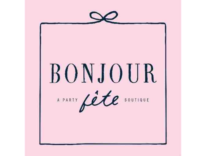 Bonjour Fete at the Palisades Village! $100 Gift card to this fabulous Party Boutique - Photo 1