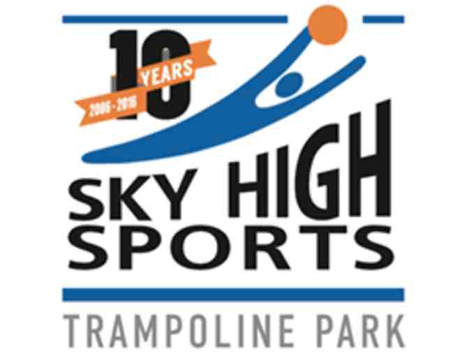 Jumping at Sky High Sports 'The Trampoline Place' - Family Pack