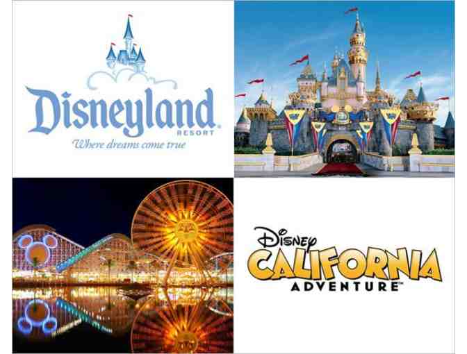 Disneyland and California Adventure Park Hopper - Four (4) Tickets