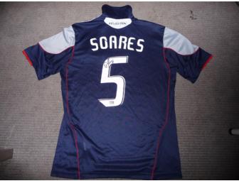 2011 jersey autographed by AJ Soares