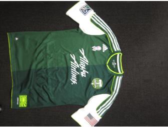 Portland Timbers 2012 Breast Cancer Awareness jersey signed by Jack Jewsbury
