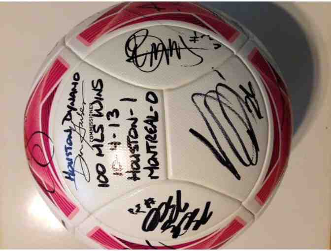 Houston Dynamo Team Autographed Match Ball