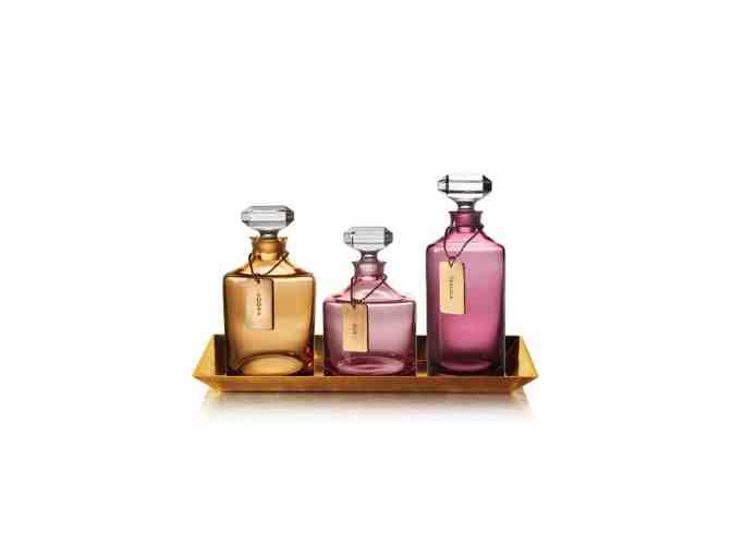Waterford Rebel Collection Decanters, Set of 3 & Tray