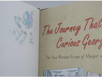 Curious George Books signed by a Helping Hands Monkey