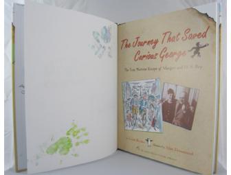 Curious George Books signed by a Helping Hands Monkey